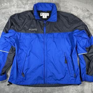 Columbia Sportswear Jacket Titanium Alloy Jacket Men's XL Blue Gray Hiking